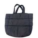 Primark  Black Quilted Tote Bag With Snap Closure & Inner Pockets 10t Photo 0