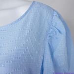 Eloquii NEW‎  Baby Blue Textured Cotton Easy Day Dress, size 18 Photo 11