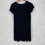 Mossimo Supply Co Black Pocket T Shirt Dress Size M Rayon Spandex Short Sleeve Size M Photo 4