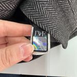 Diane Von Furstenberg  Blazer Women 4 Black Grey Herringbone Georgica Jacket Wool Photo 5