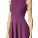 Rebecca Taylor Size 6 A-Line Sleeveless Suiting Circle Dress Sugar beet purple Photo 0