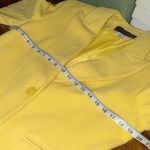 Collection B Women's Vibrant Yellow Suit Jacket Size 10 Photo 4