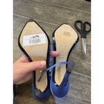 ALEVI MILANO Satin Ankle Strap Sandals Size US 10 EU 40 Made in Italy Blue Photo 12