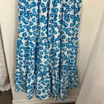 Pink Lily  Blue Floral Maxi Dress Size small Photo 5