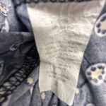 Kaileigh Azaria Navy Faux Wrap Geometric Print Dress Photo 7