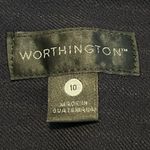 Worthington Pencil Skirt Dark Blue w/ Pin Stripes Women’s Size 10 Career Wear Photo 4