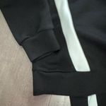 XIEERDUO Set Lounge Set Half Zip Sweatshirt & Wide Leg Sweatpant Tracksuit Black Size XS Photo 4