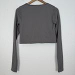 Lululemon Ebb to Street Long Sleeve Shirt Gull Grey Size 10 Photo 2