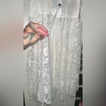 New ORIGAMI Ivory White Boho Western Cardigan/Duster Size s/m Photo 3