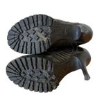 Miss Sixty Vintage y2k Black Leather Moto High Heel Boots Size 36.5/ US 6 Photo 6