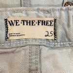 We The Free  by Free People Light Wash Denim Cutoff Shorts Women’s Size 25 Photo 2
