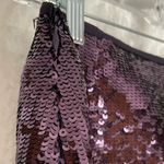 Theory Mini Skirt Roxanne Sequin Mini Skirt Purple size 2 Photo 5
