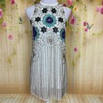 Cynthia Steffe  Lola Embroidered Beaded Tank Dress Size 0 Photo 2