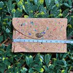 Street Level  Cork Color Splash Crossbody Clutch, Paint Splash Photo 3