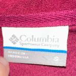 Columbia Quarter Zip Fleece Burgundy Top Photo 2