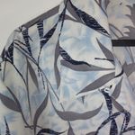 Laura Scott  24W Blue Gray Aloha Shirt Top Plus Photo 6