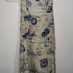 Harley Davidson motorcycle graphic tank top Blue Photo 0