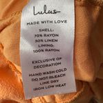 Lulus Tangerine Rayon Photo 1
