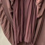 In Loom Elegant Mauve One Shoulder Dress with Floral Detail Photo 8