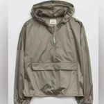 Aerie New Offline by Shine Silver Windbreaker size XS Photo 3