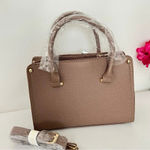 Bebe Kate Satchel Shopper Bag Removable Strap Taupe Photo 2