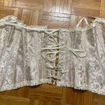 Corset Ribbon Tie Top Gold Photo 2