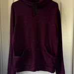 Old Navy  Cowl Neck Burgundy Hoodie / J7 Photo 0