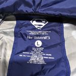 Her Universe  DC Superman Galaxy Windbreaker Lightweight Jacket Size L Photo 7