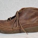 VTG Duluth Trading Co Womens Andina Ankle Boots 7.5 Brown Leather Chukka Shoes Photo 0