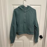 Lululemon  Scuba Oversized 1/2 Zip Hoodie Tidewater Teal Size M/L Photo 1