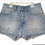 Levi's 501 cut off eyelet denim shorts Photo 1