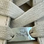 Coach Porter Lace Up Sneakers in White & Navy Photo 6