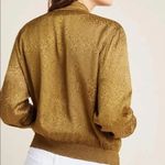 Anthropologie Maeve by Women's M Silky Bomber Jacket Modern Chic Trendy Layering Photo 1