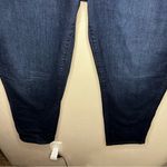 Madewell  Stovepipe High Rise Straight Dark Wash Cropped Denim Jeans Photo 5