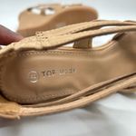 Top Moda  Sandal Womens 8 Tan‎ Lindy Wedeged Strappy Gladiator Sandals Photo 6