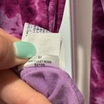 LANDS’ END Tie Dye Purple Long Sleeve Size M Tee, Festival Gorpcore Comfy Staple Pink Size M Photo 9