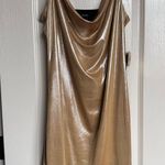 Forever 21 Gold Metallic Dress Photo 0