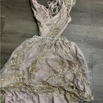 Hello Molly  Pink and Gold Mini Dress Photo 0