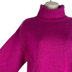 Naadam Luxe Cashmere Turtleneck Tunic Sweater Fuschia Pink Size XS Photo 6