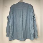J Jill Tunic Top Toggle Buttons Light Wash Denim Asian Vintage Womens Size XS Blue Photo 2