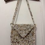 Rachel Ashwell Beaded Marble Beads Bag Purse Shoulder Cream Boho Cream Tan Beach Photo 3