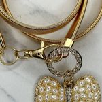 Sophia Collection  Faux Pearl Rhinestone Bow Stretch Cinch Belt Size XS Small S Photo 3