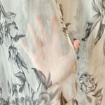 Zimmermann 100% Silk Floral Sheer Flowy Ruffle Blouse Size 1 Photo 9