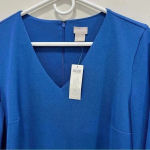 Chico's Chico’s Kimono-Sleeve V-Neck Dress In Blue Size 4/6 Chico’s Size 1 Photo 3