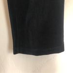 Onque Casuals Black Velour Velvet Wide Leg High Rise Sweatpants Track Pants Photo 3