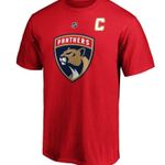 Fanatics Aleksander Barkov Florida Panthers T-Shirt Red Photo 0