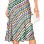 Milly  rainbow bias midi skirt Photo 0