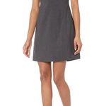 Theory NWT Jatinn in Charcoal Melange Stretch Wool Short Sleeve Dress 0 Photo 0