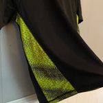 Puma  Black Tee with Vibrant Green Panels Photo 6