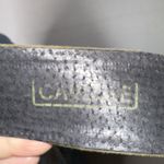 Carlisle Vintage Belt Sage Suede Gold Paisley Sz Small Photo 7